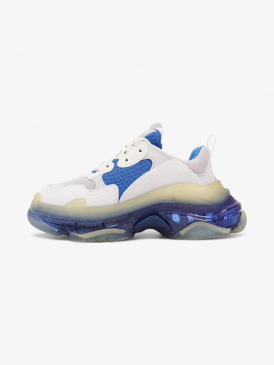 Balenciaga Triple S Clear Sole White / Blue Mesh EU 37 UK 4 Image 3