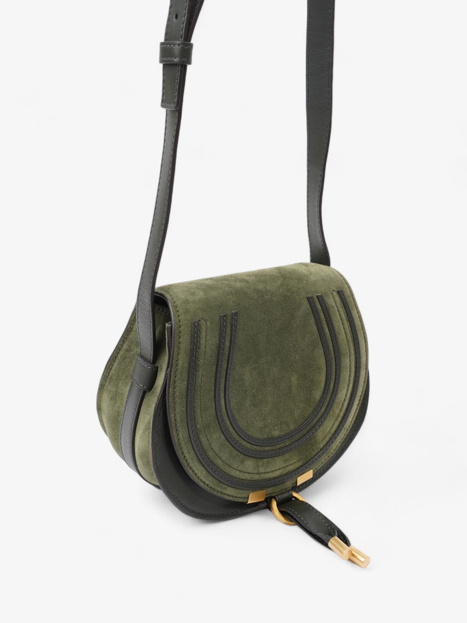 Chloe Marcie Saddle Green Leather Small Image 7