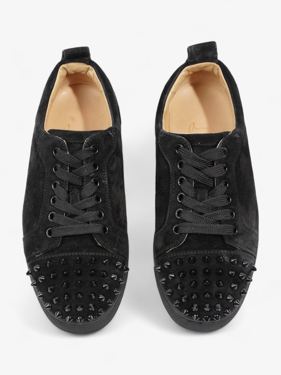 Christian Louboutin Louis Junior Spikes Sneakers Black Suede EU 36 UK 3 Image 8