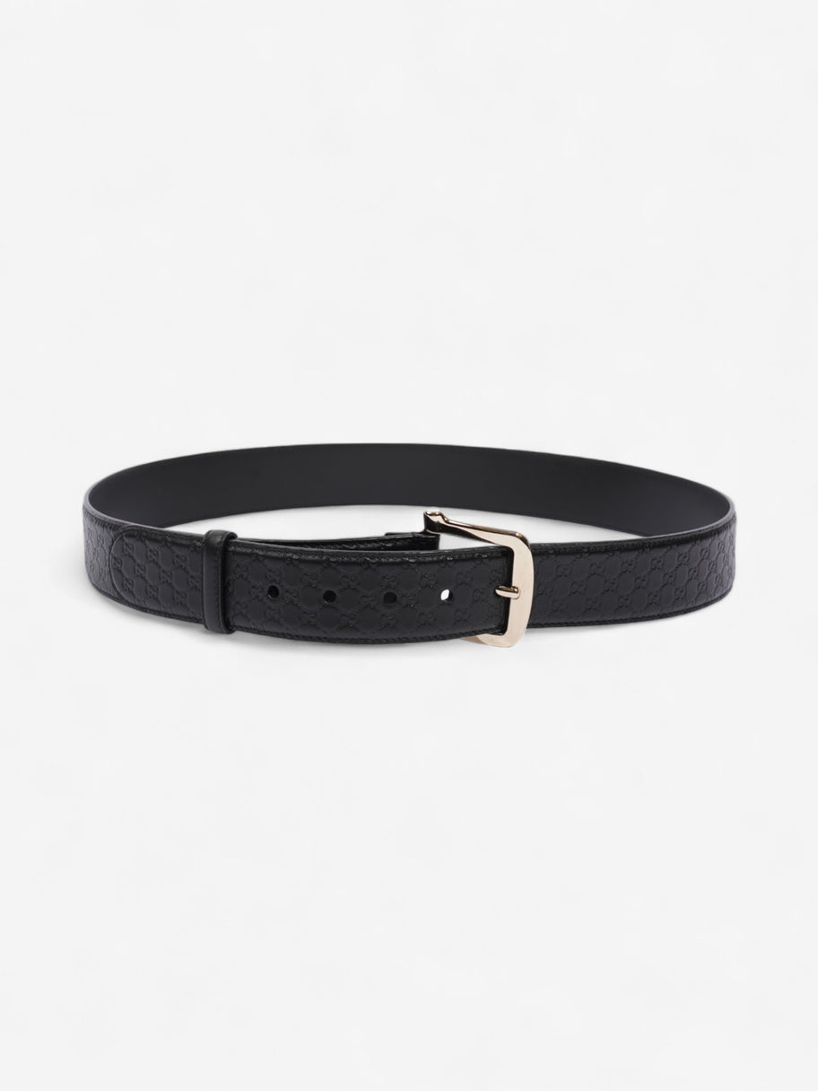 Gucci Microguccissima Buckle Belt Black Leather 100cm / 40