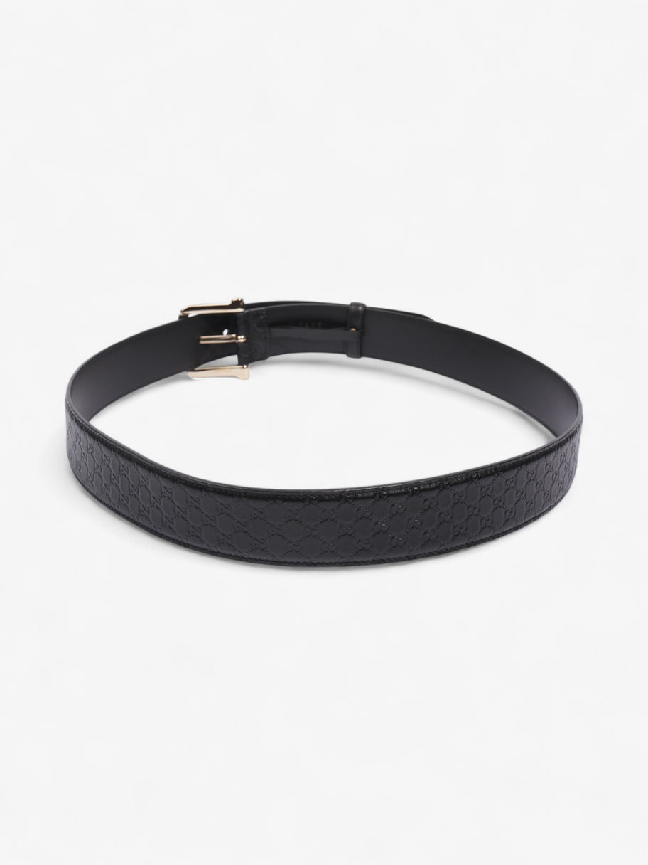 Gucci Microguccissima Buckle Belt Black Leather 100cm / 40