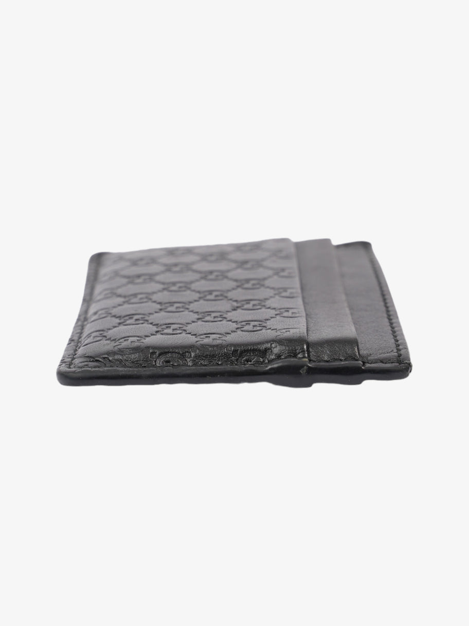 Gucci Microguccissima Card Holder Black Leather Image 3