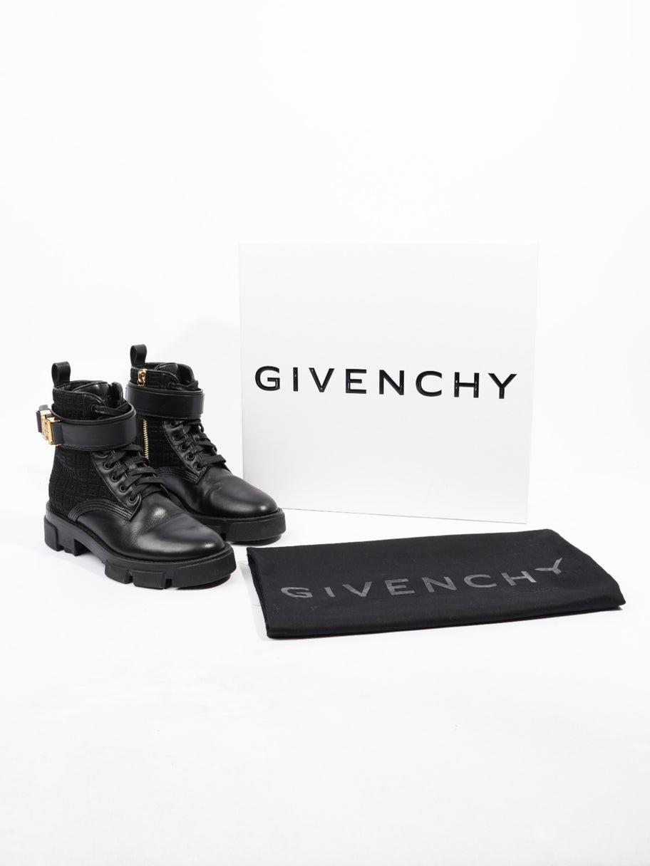 Givenchy Terra Boots Black / Gold Calfskin Leather EU 36.5 UK 3.5 Image 10