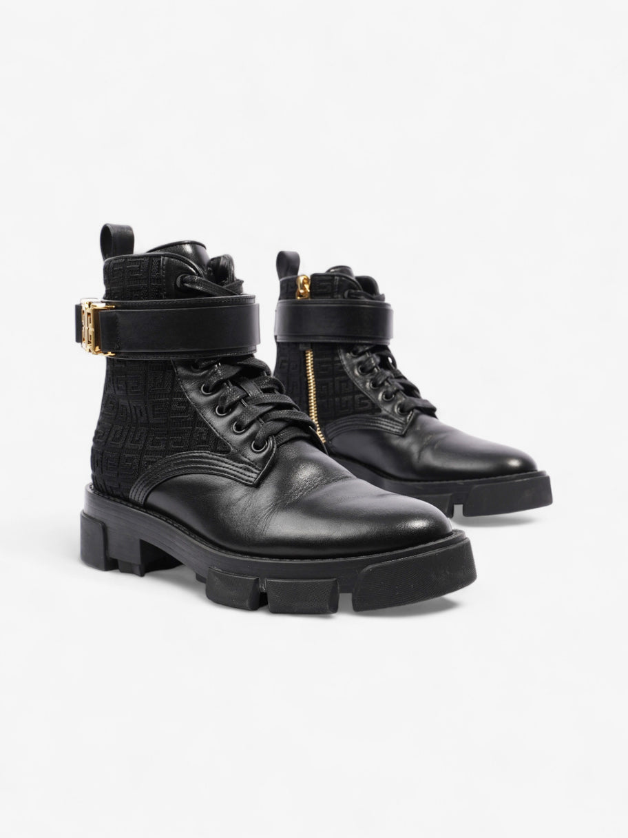 Givenchy Terra Boots Black / Gold Calfskin Leather EU 36.5 UK 3.5 Image 2