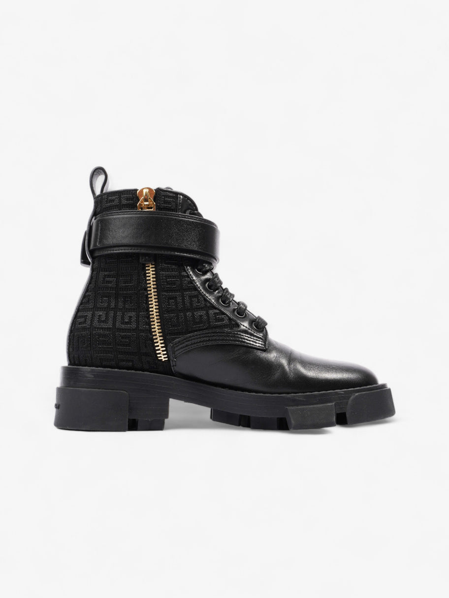 Givenchy Terra Boots Black / Gold Calfskin Leather EU 36.5 UK 3.5 Image 4