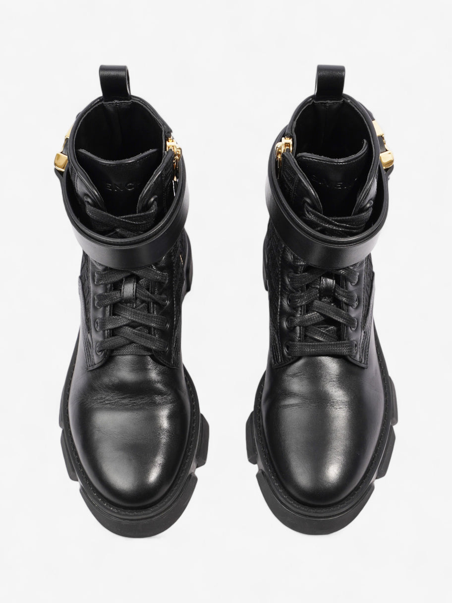 Givenchy Terra Boots Black / Gold Calfskin Leather EU 36.5 UK 3.5 Image 8