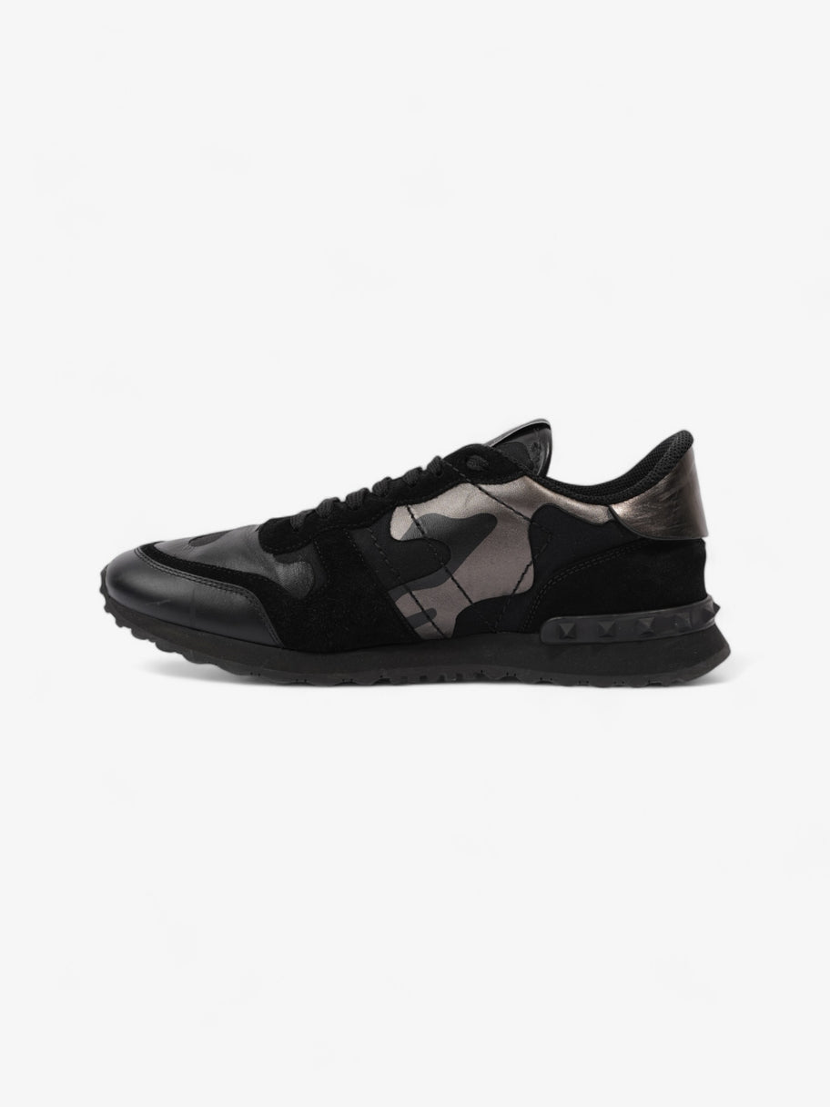 Valentino Rockrunner Sneakers Black / Grey Metallic  Leather EU 42 UK 8 Image 3