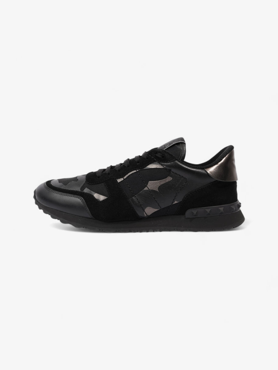 Valentino Rockrunner Sneakers Black / Grey Metallic  Leather EU 42 UK 8 Image 5