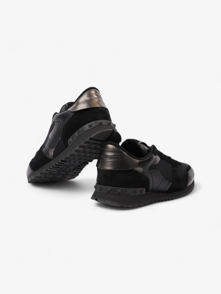 Valentino Rockrunner Sneakers Black / Grey Metallic  Leather EU 42 UK 8 Image 9