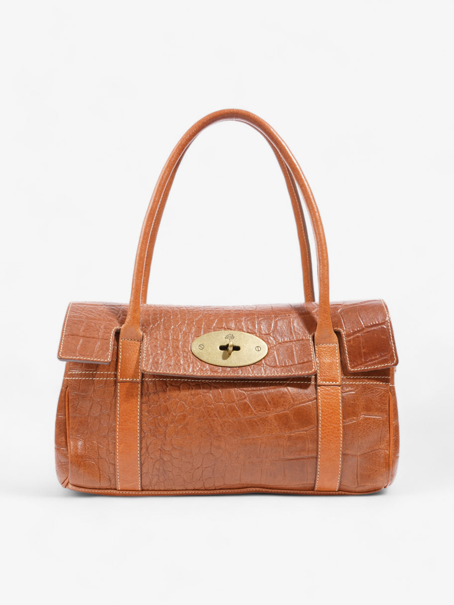 Mulberry Bayswater East West Oak Embossed Leather Image 1