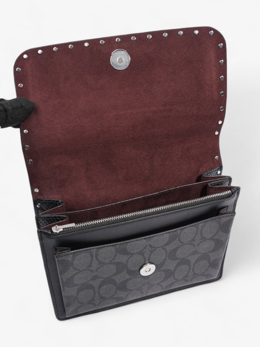 Coach Klare Bag Black Canvas Image 7