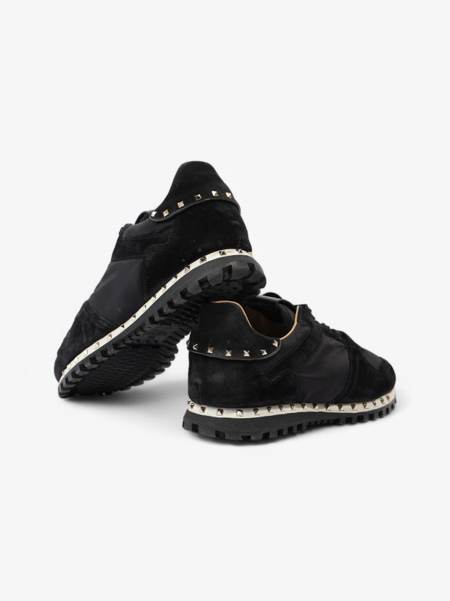 Valentino Rockstud Sneakers Black Suede EU 42 UK 8 Image 10