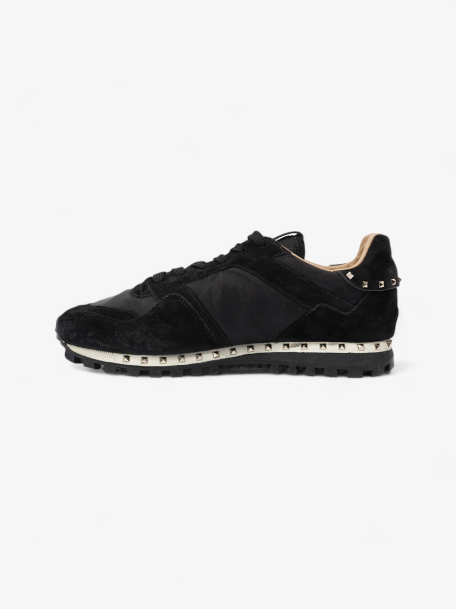 Valentino Rockstud Sneakers Black Suede EU 42 UK 8 Image 2