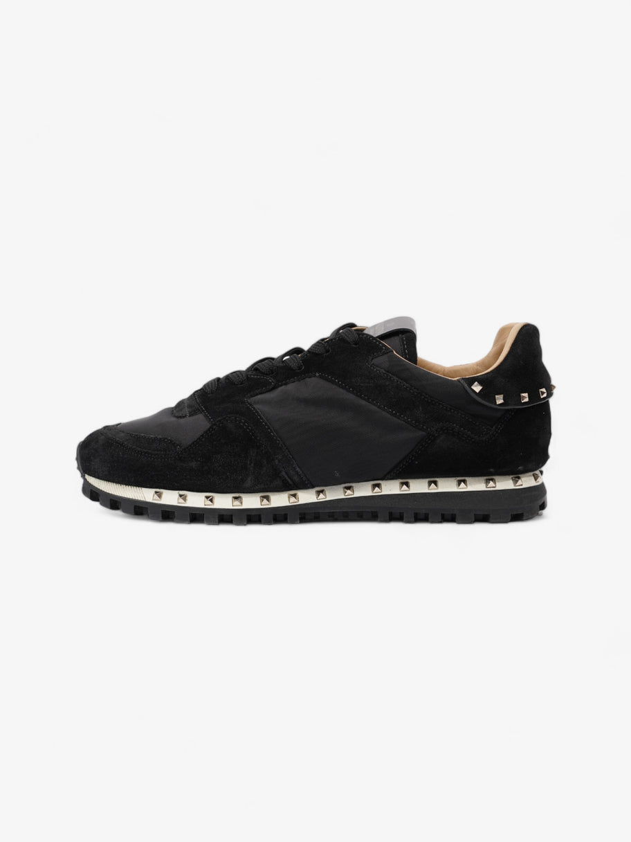 Valentino Rockstud Sneakers Black Suede EU 42 UK 8 Image 5