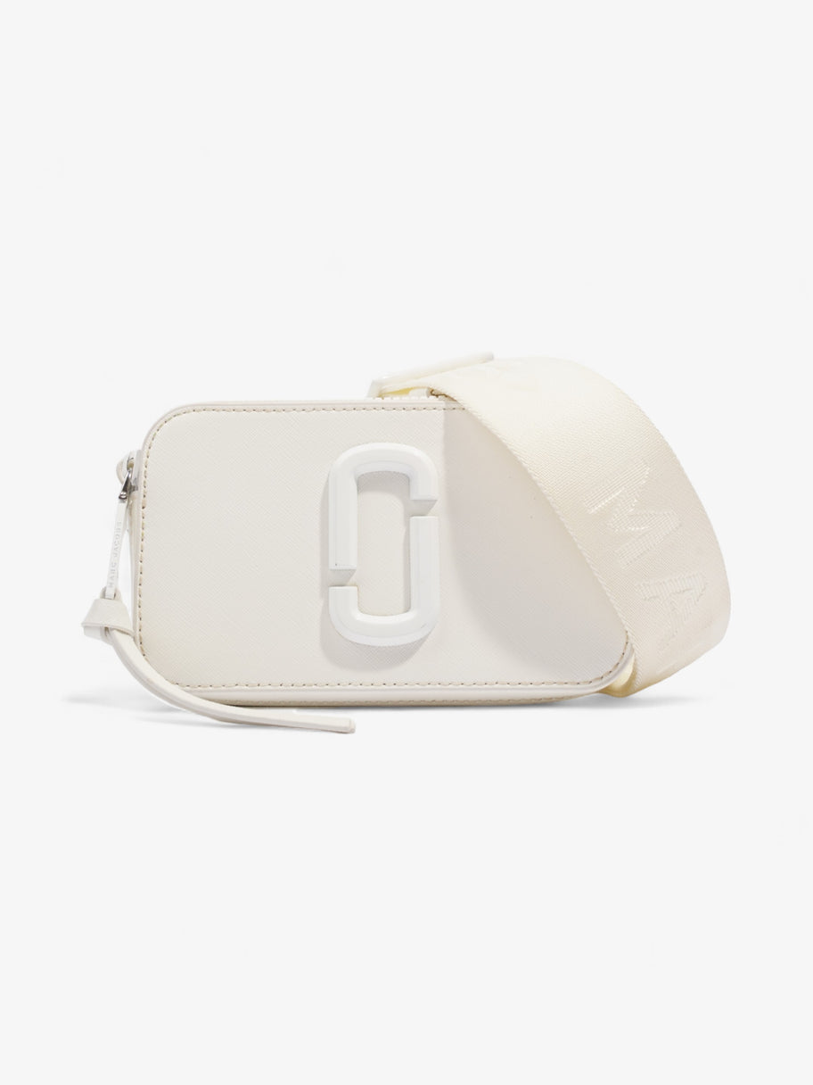 Marc Jacobs The Snapshot White Saffiano Leather Image 1