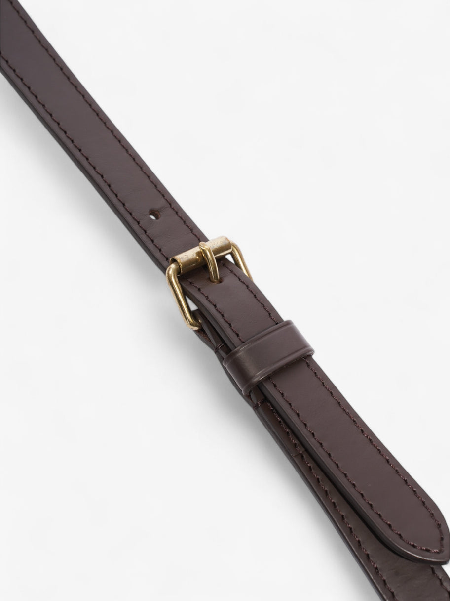 Louis Vuitton Bandoulière Bag Strap Brown / Gold Leather Image 4