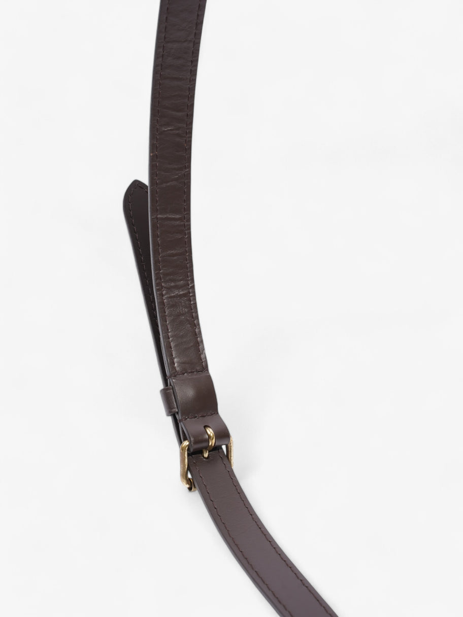 Louis Vuitton Bandoulière Bag Strap Brown / Gold Leather Image 6