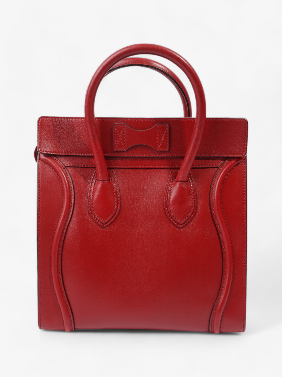 Celine Phantom Luggage Tote Red Leather Medium Image 4