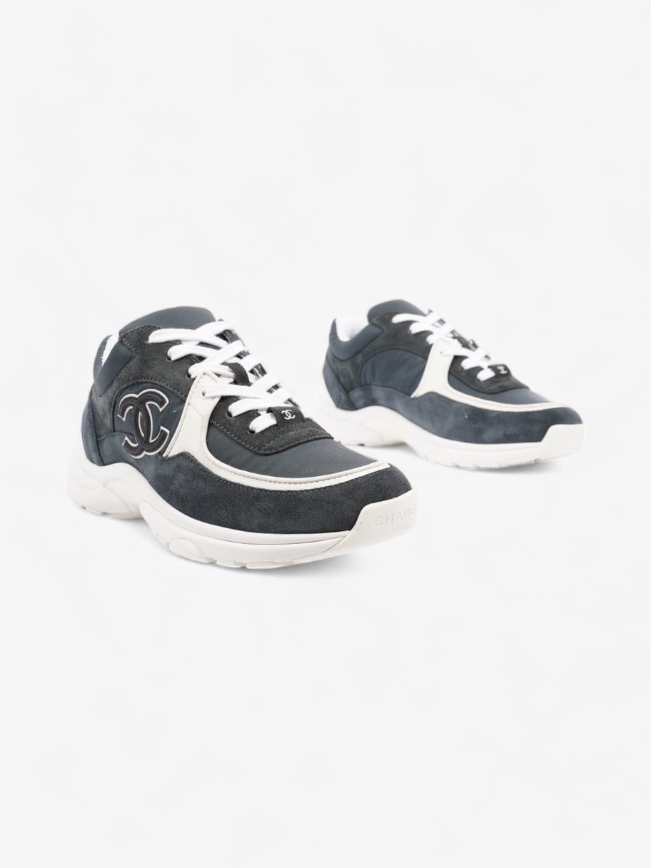 Chanel CC Trainer Black / White Suede EU 39.5 UK 6.5 Image 2