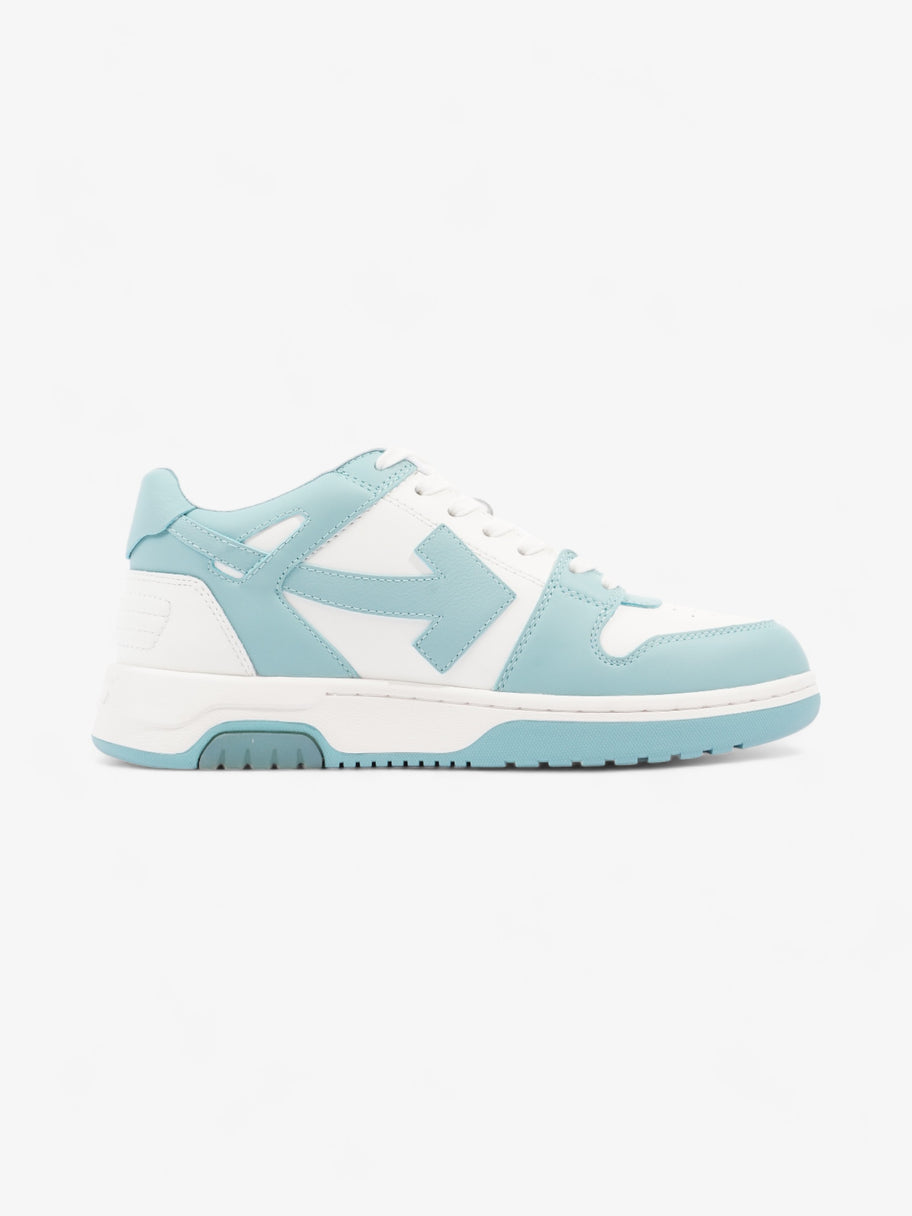 Off White Out Of Office Low Top White / Blue Leather EU 39 UK 6 Image 4