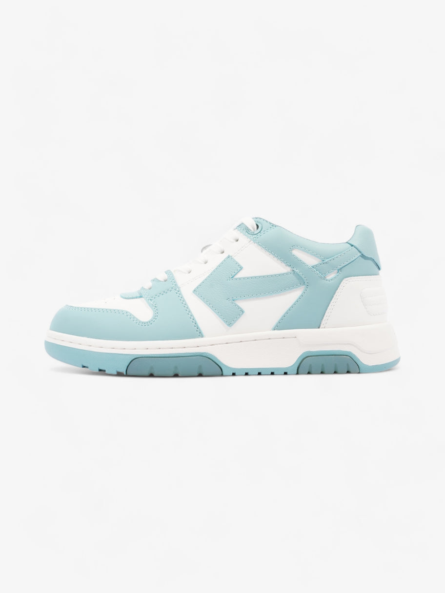 Off White Out Of Office Low Top White / Blue Leather EU 39 UK 6 Image 5