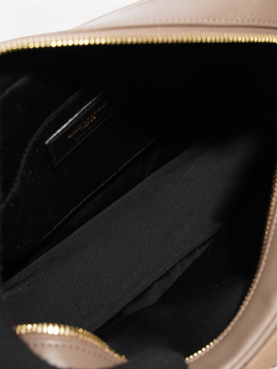 Saint Laurent Lou Camera Bag Taupe Suede Image 8