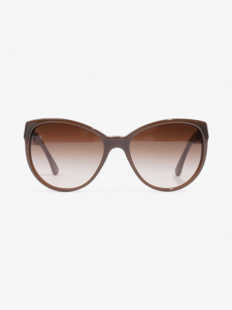  Chain Sunglasses Dusty Pink / Brown Acetate 135mm