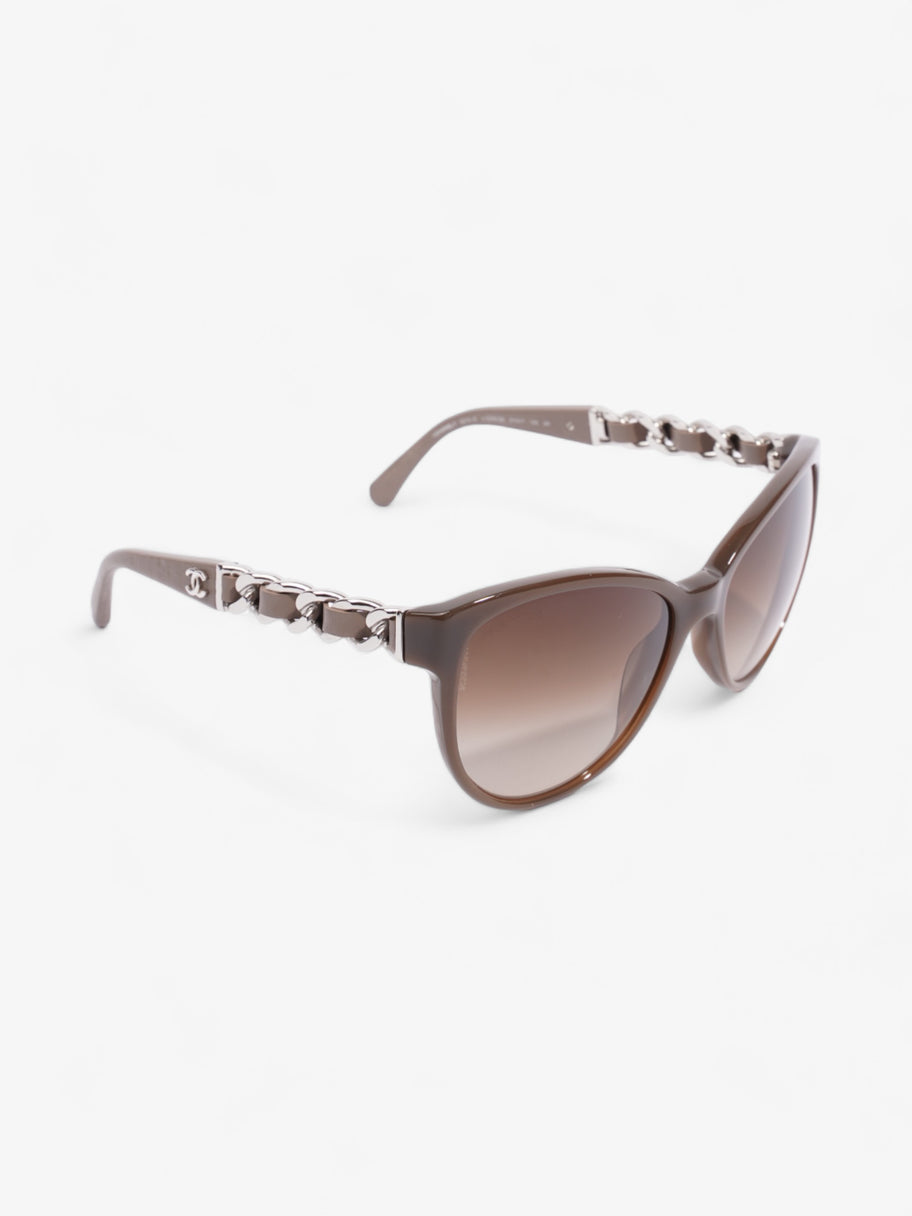 Chain Sunglasses Dusty Pink / Brown Acetate 135mm Image 7