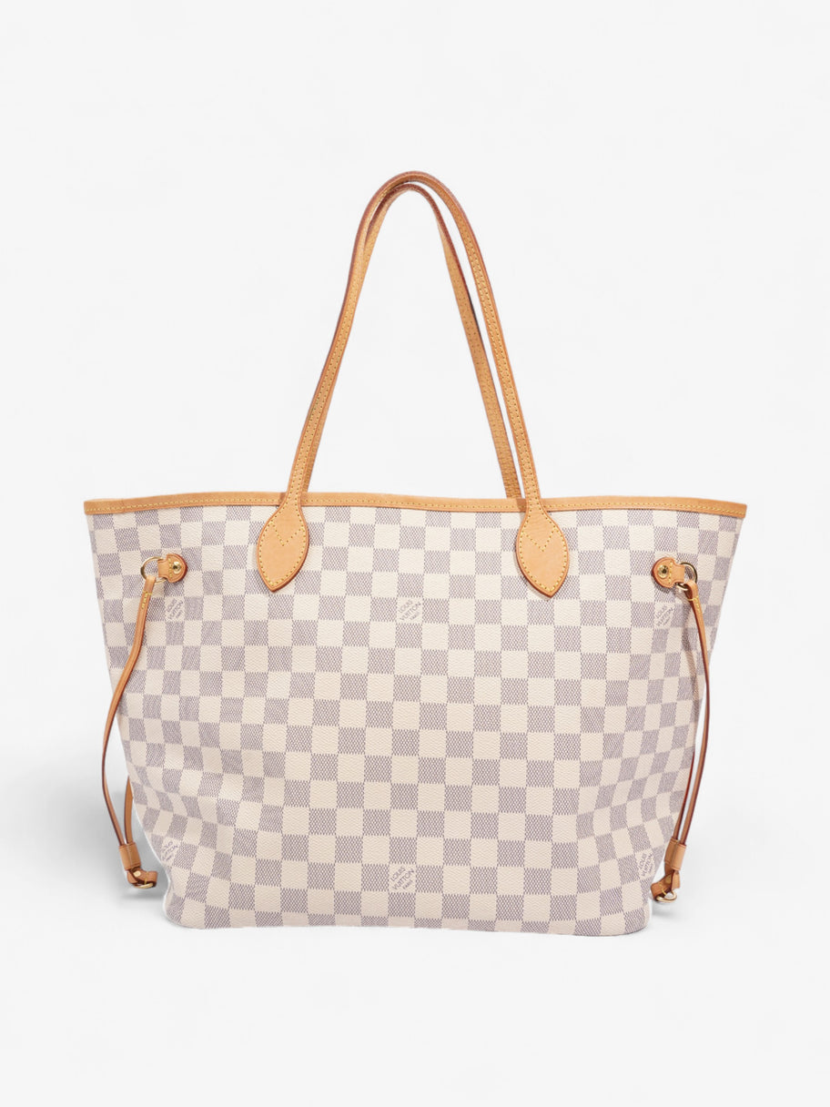 Louis Vuitton Neverfull MM Damier Azur Coated Canvas Image 1