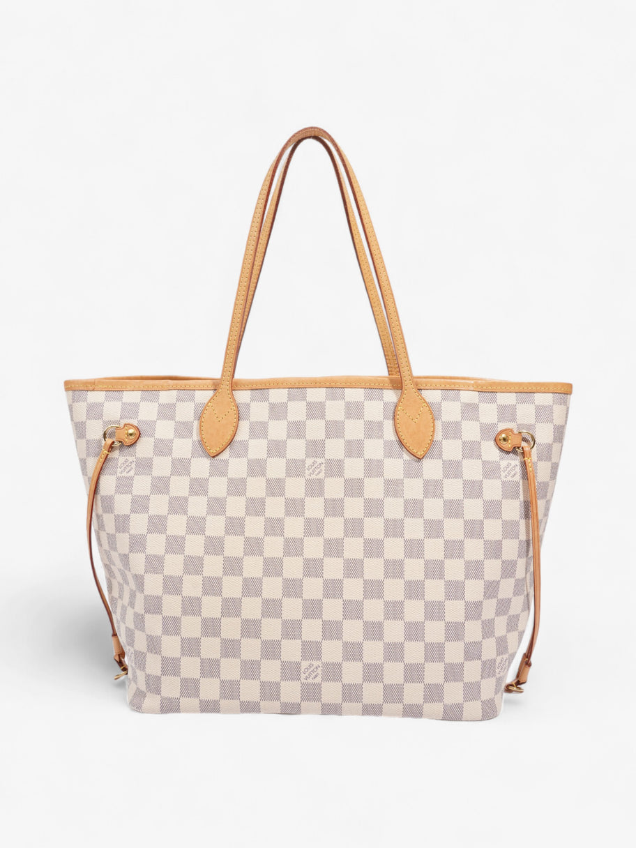 Louis Vuitton Neverfull MM Damier Azur Coated Canvas Image 4