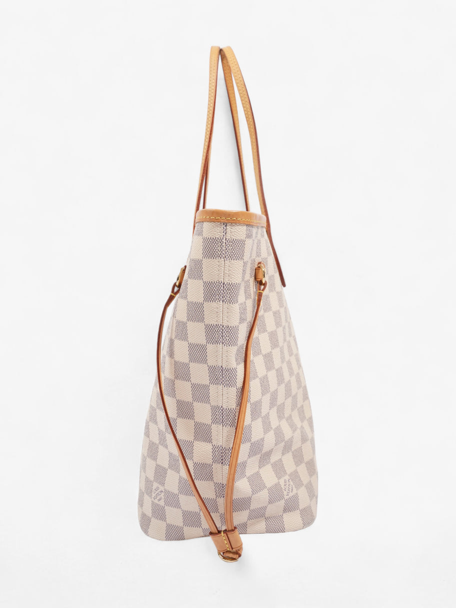 Louis Vuitton Neverfull MM Damier Azur Coated Canvas Image 5