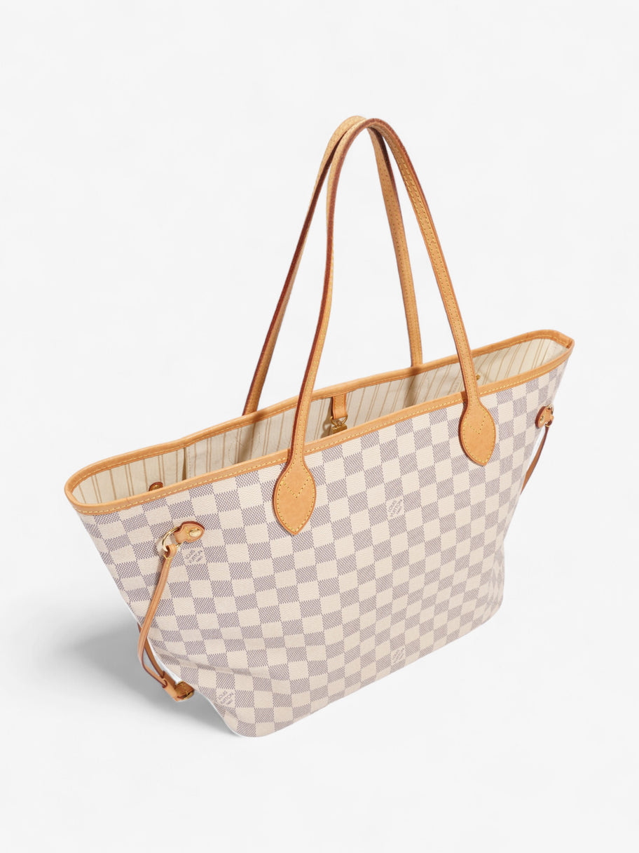 Louis Vuitton Neverfull MM Damier Azur Coated Canvas Image 6