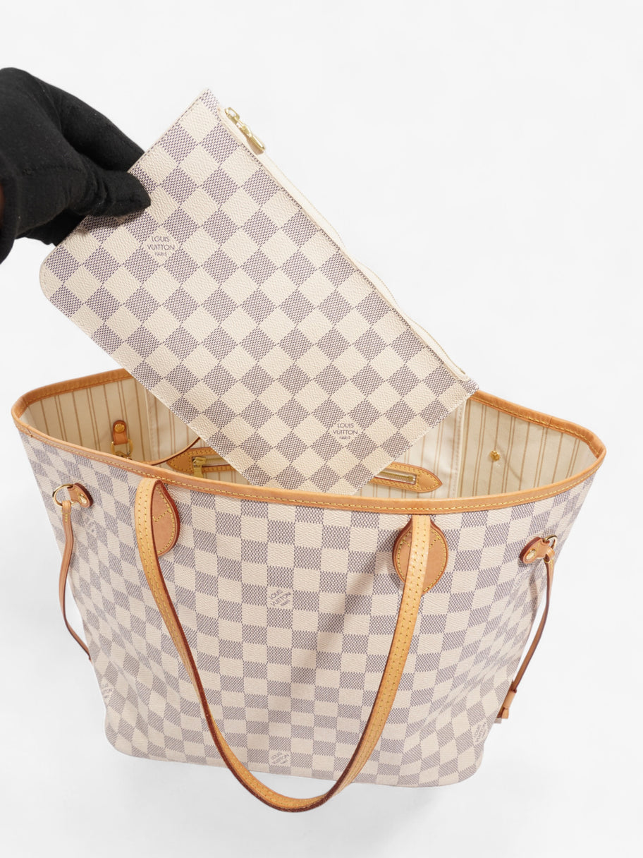 Louis Vuitton Neverfull MM Damier Azur Coated Canvas Image 8