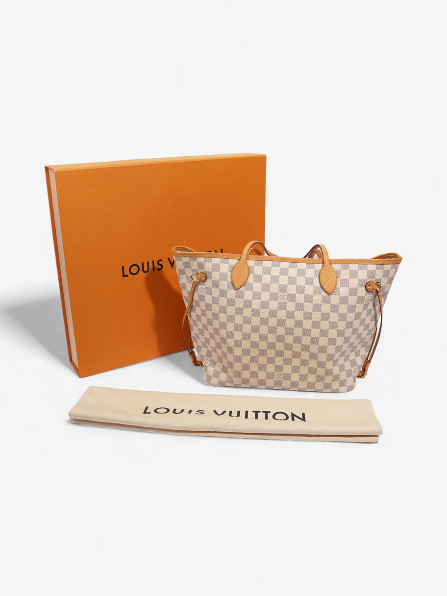 Louis Vuitton Neverfull MM Damier Azur Coated Canvas Image 10