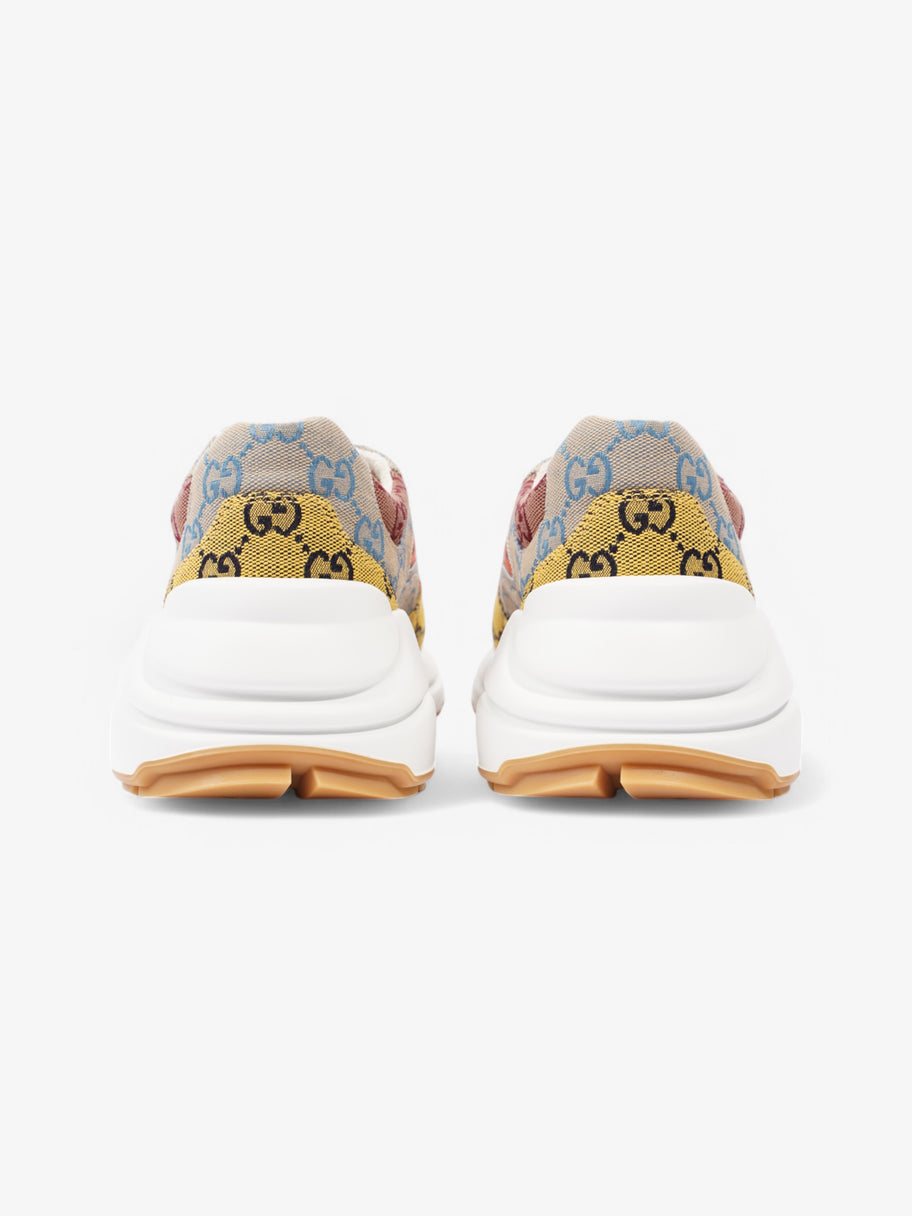 Gucci Rhyton Sneakers Orange / Yellow / White Canvas EU 42 UK 8 Image 6