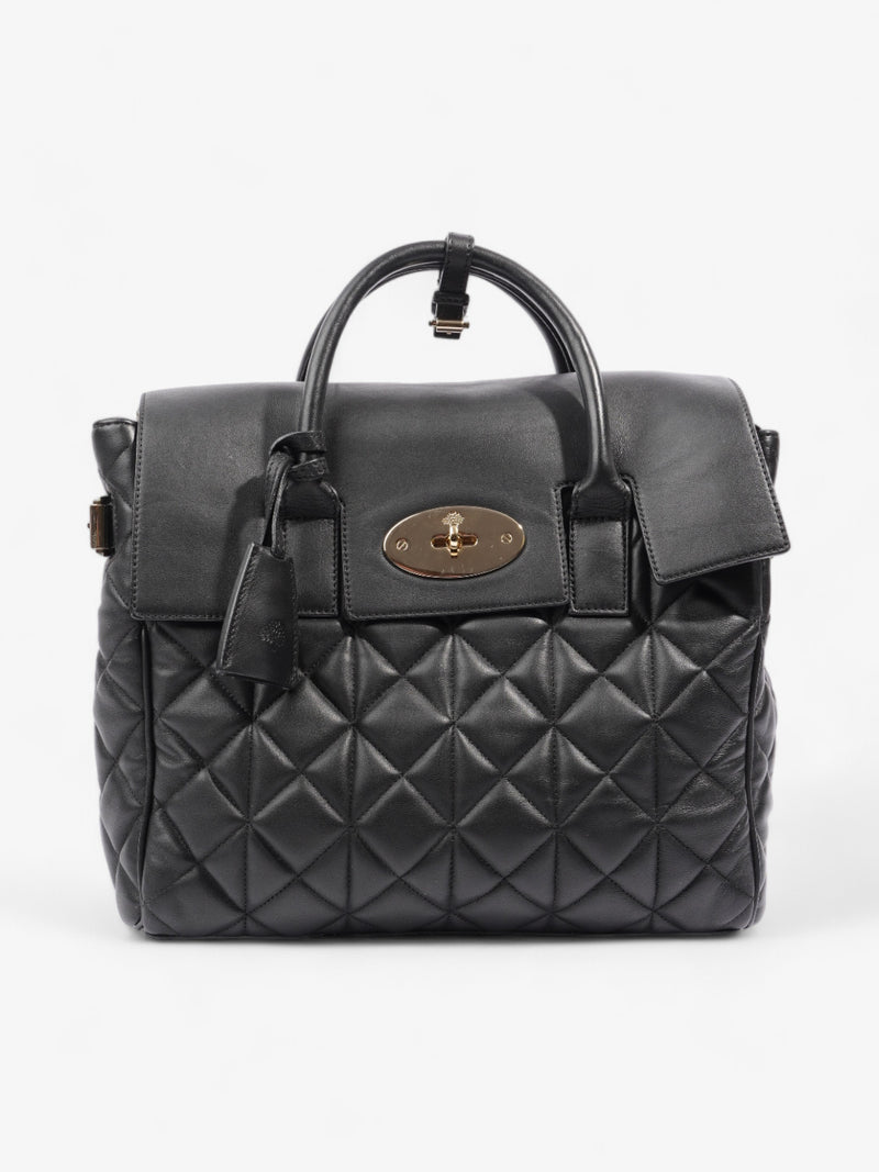  Mulberry Cara Delevingne Backpack Black Leather