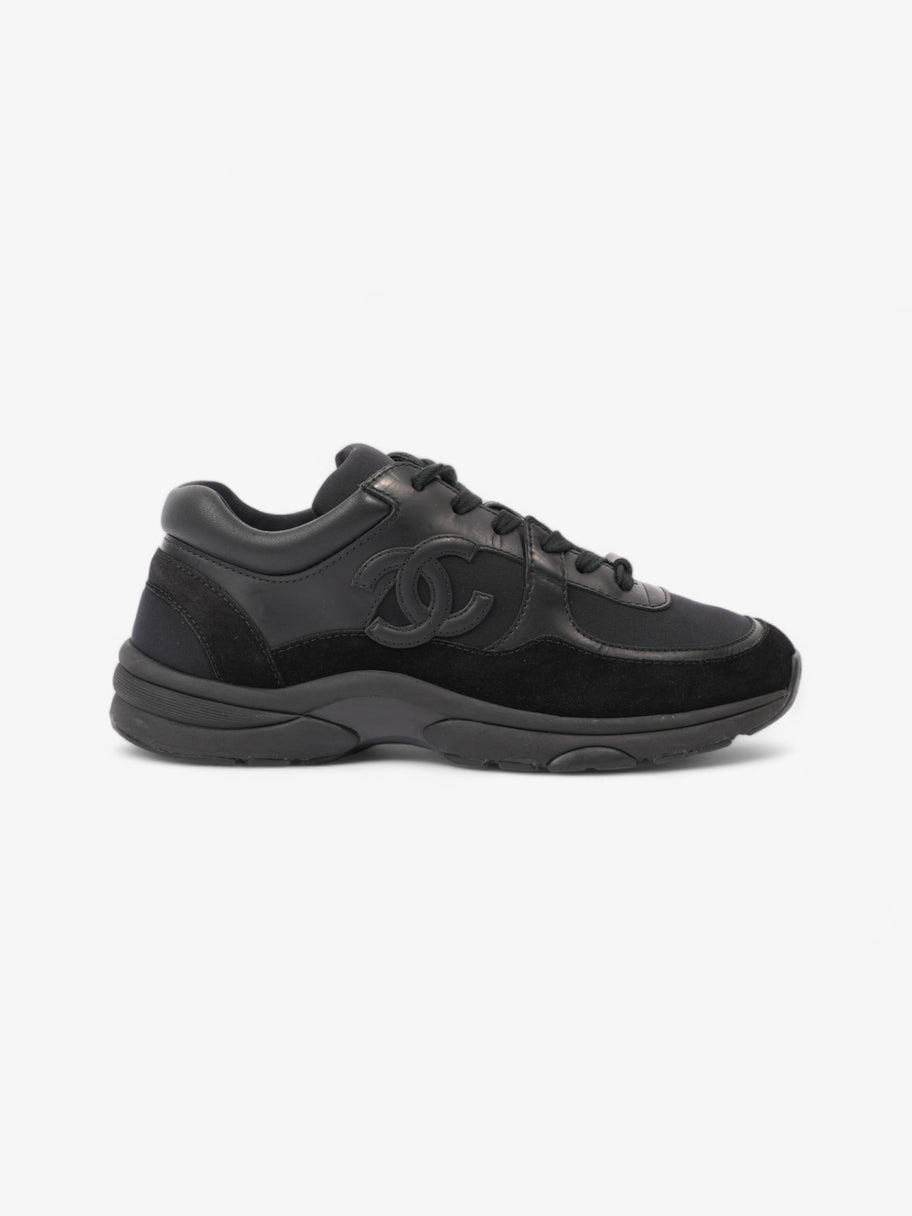 Chanel CC Runner Black Leather EU 37.5 UK 4.5 Image 1