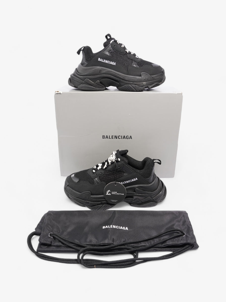 Balenciaga Triple S Black / White Mesh EU 37 UK 4 Image 10