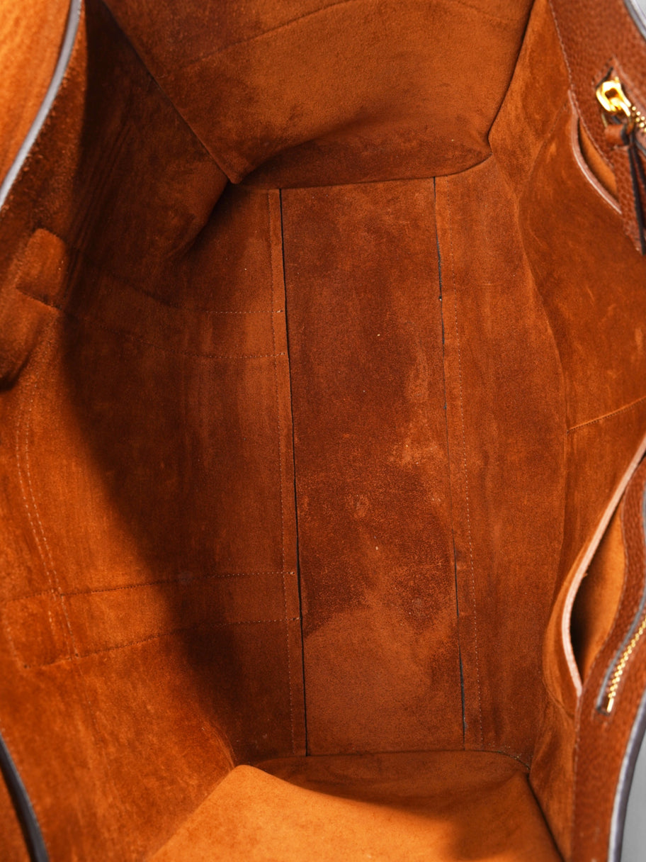 Mulberry Bayswater Brown Grained Leather Large Image 8