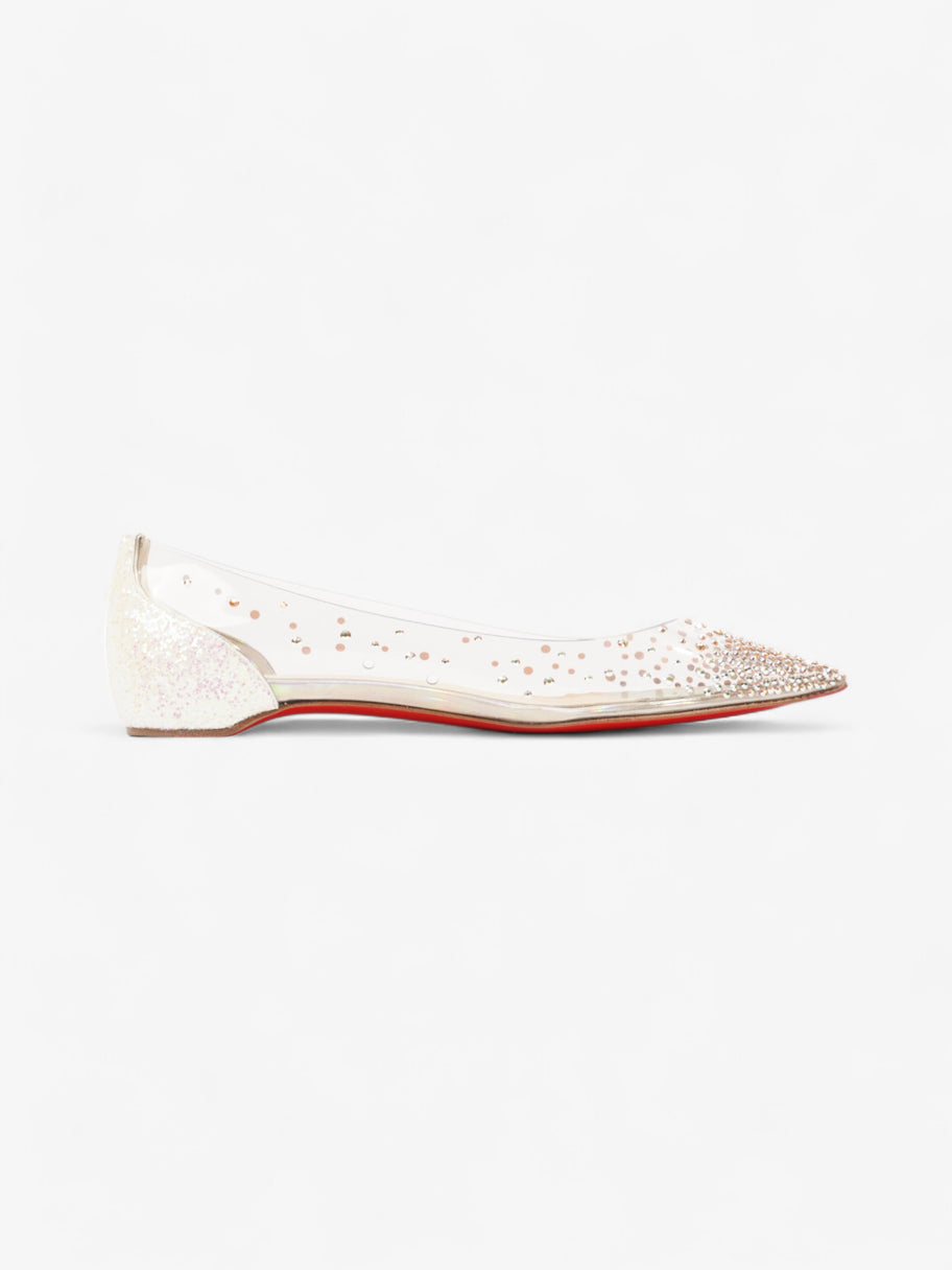 Christian Louboutin Degrastrass White PVC EU 39.5 UK 6.5 Image 4