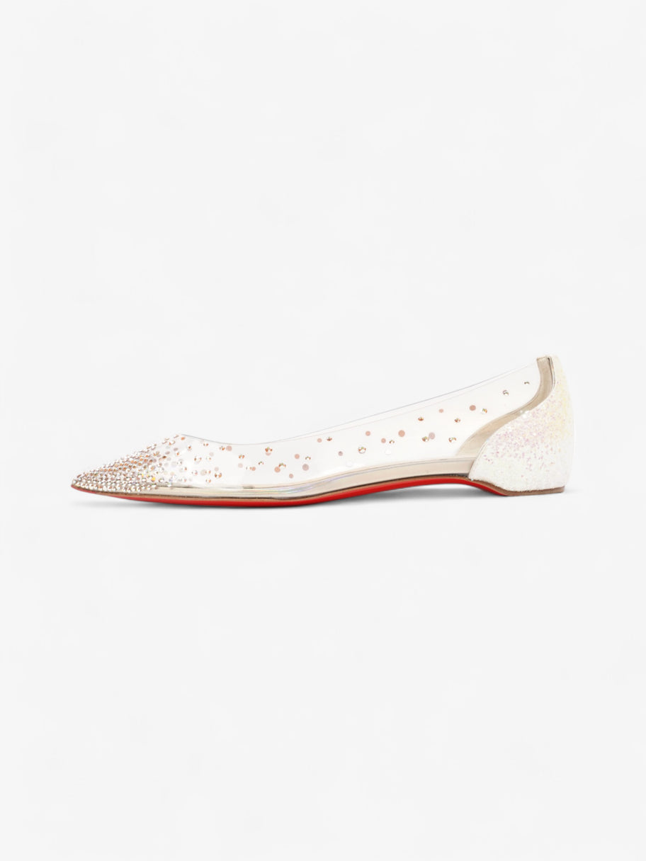 Christian Louboutin Degrastrass White PVC EU 39.5 UK 6.5 Image 5