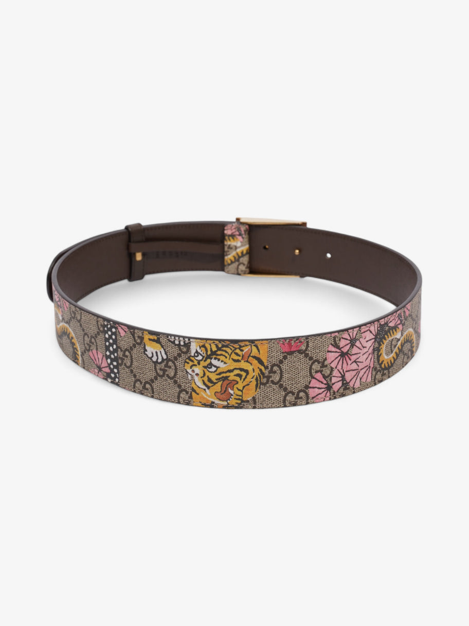 Gucci Buckle Belt Supreme / Bloom Coated Canvas 80cm 32