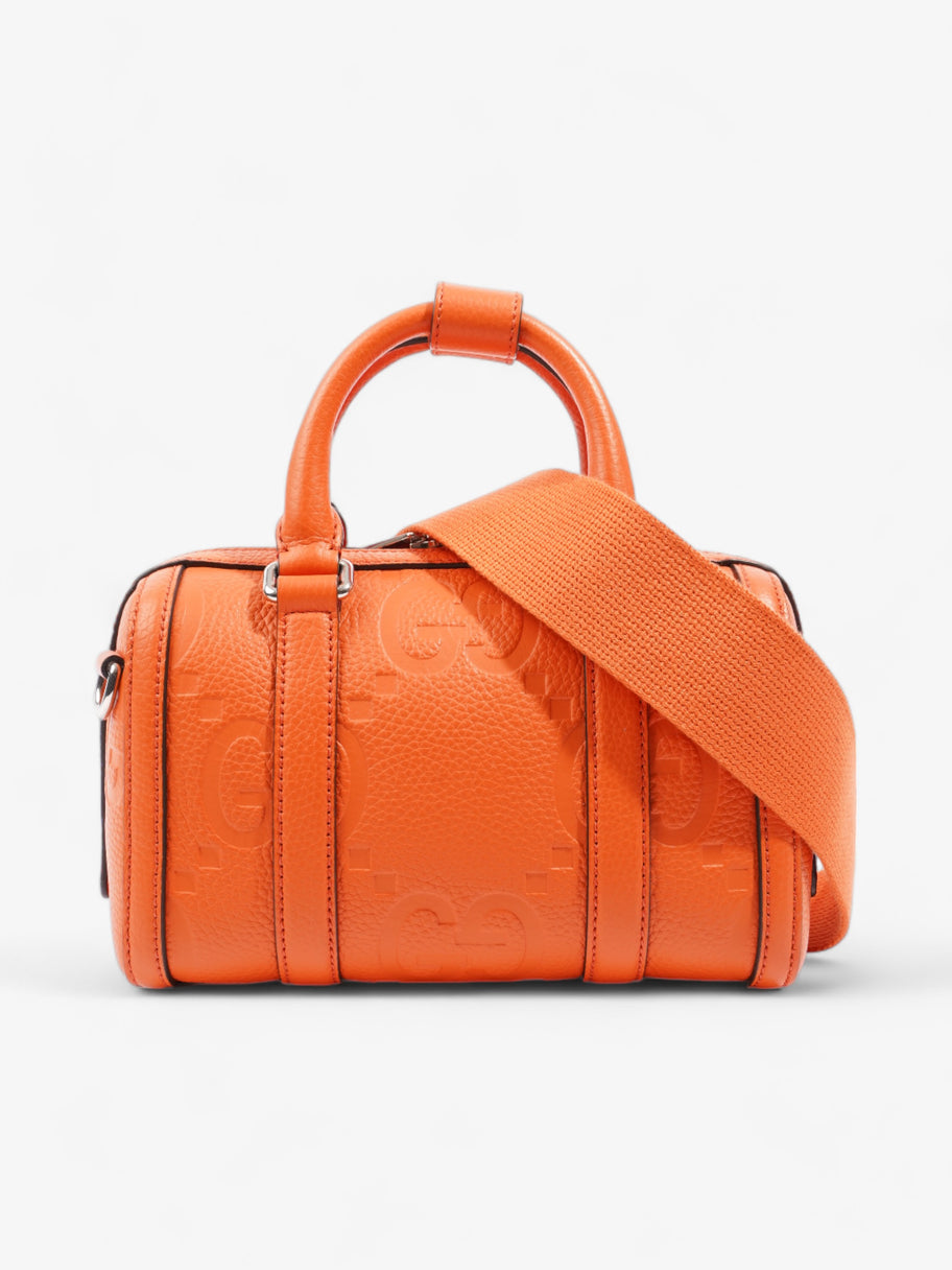 Gucci Jumbo GG Duffle Orange Leather Mini Image 1