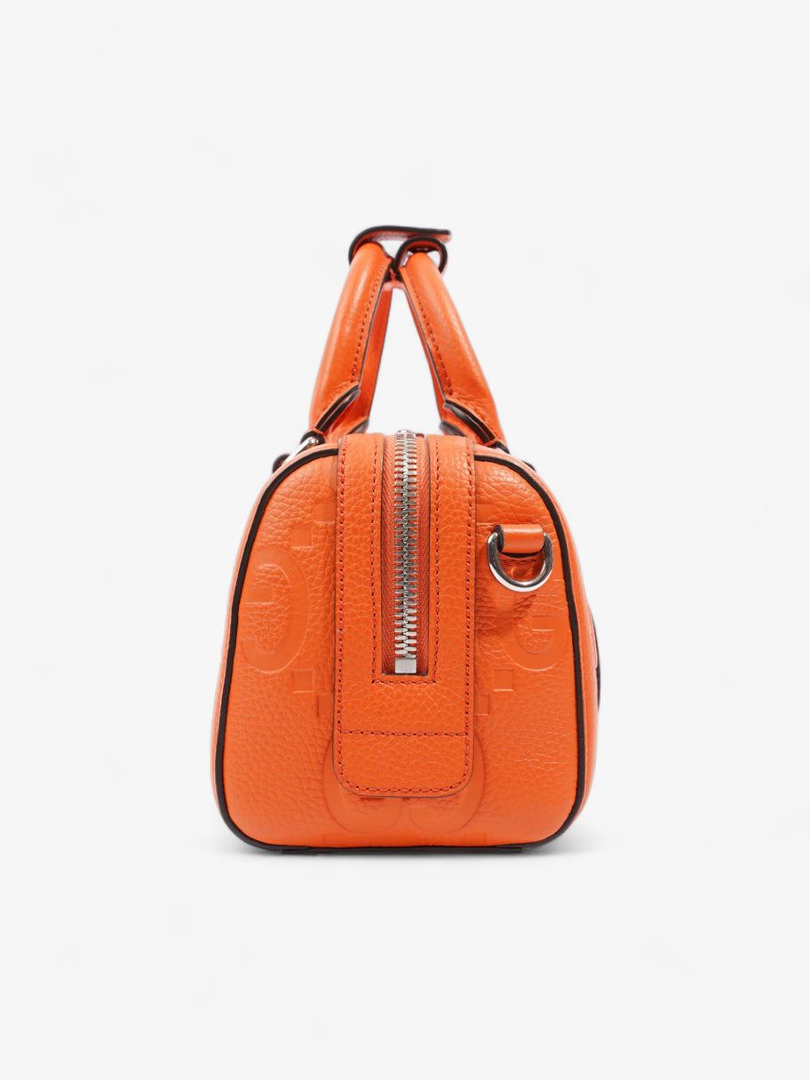 Gucci Jumbo GG Duffle Orange Leather Mini Image 3