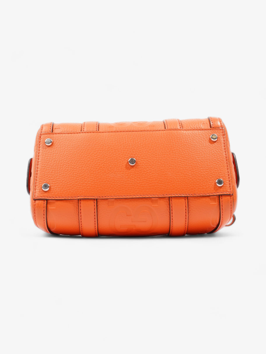 Gucci Jumbo GG Duffle Orange Leather Mini Image 6