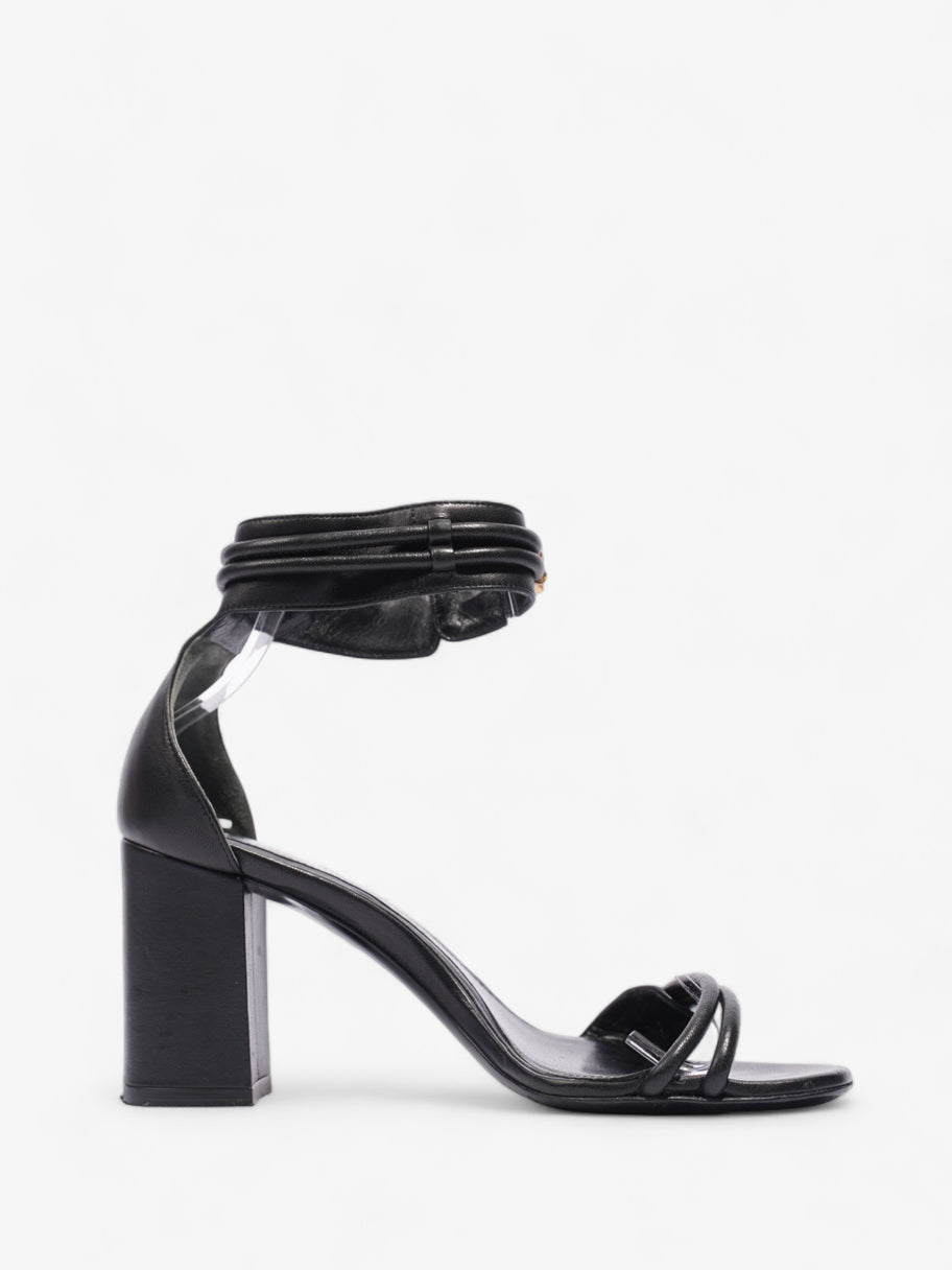 Alexander McQueen Skull Sandals 80 Black Leather EU 36.5 UK 3.5 Image 4