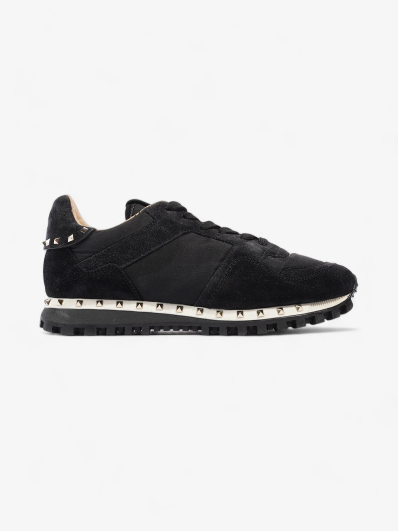  Valentino Rockstud Runner Black Camo /   Suede EU 37.5 UK 4.5