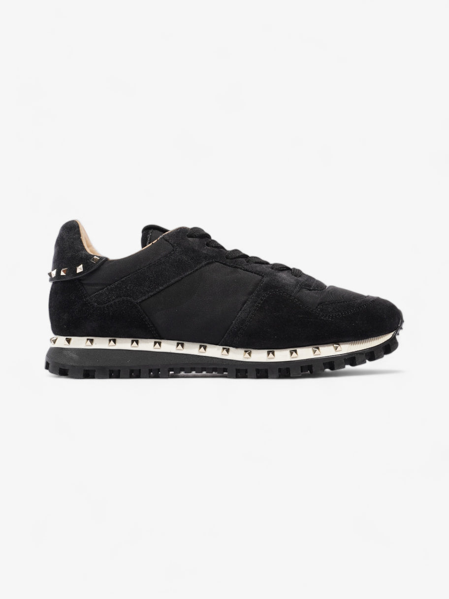 Valentino Rockstud Runner Black Camo /   Suede EU 37.5 UK 4.5 Image 1