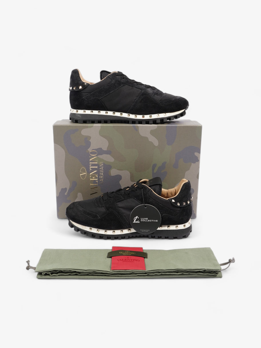 Valentino Rockstud Runner Black Camo /   Suede EU 37.5 UK 4.5 Image 10