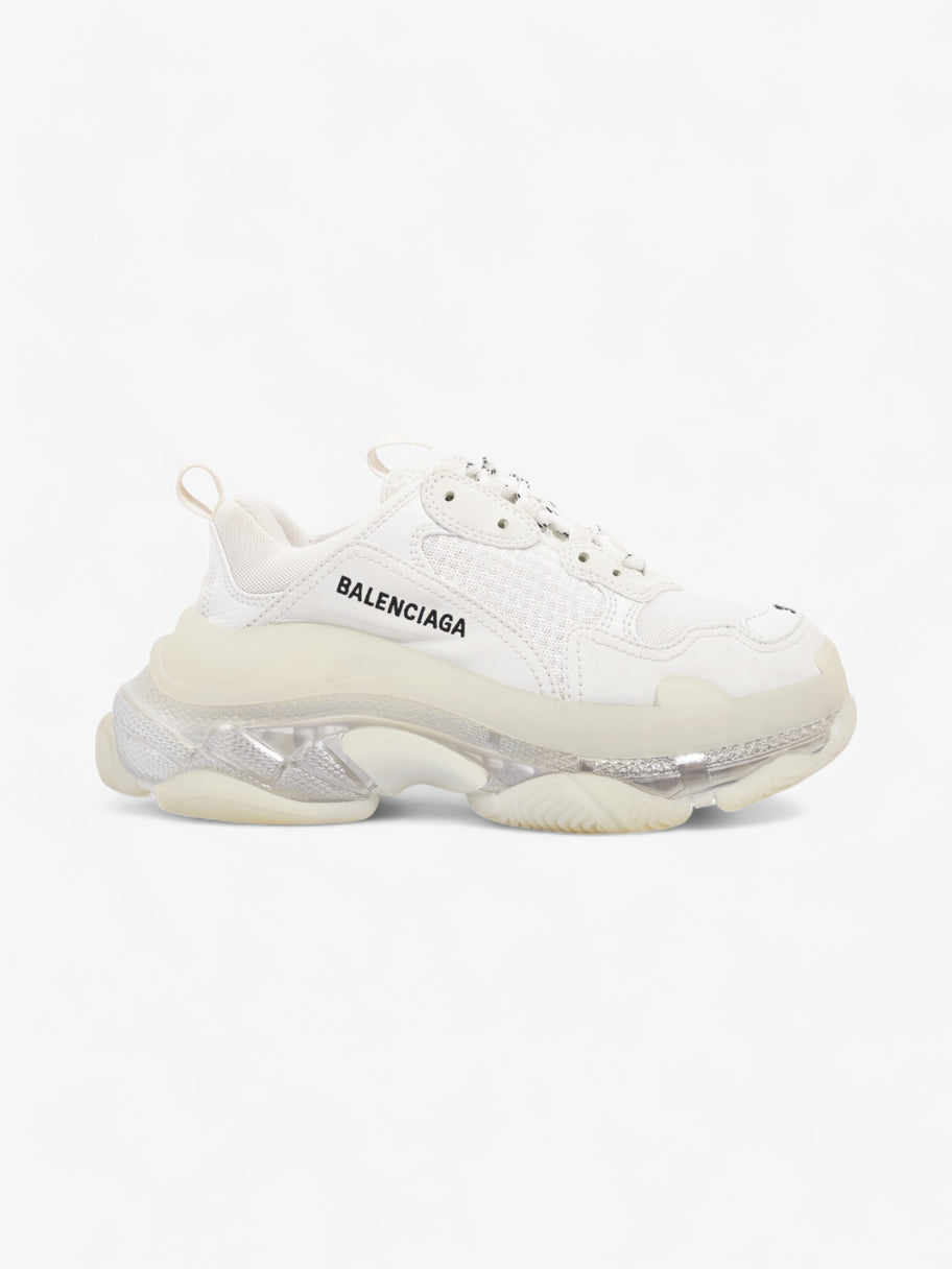 Triple S Clear Sole White / Black Mesh EU 37 UK 4 Image 1